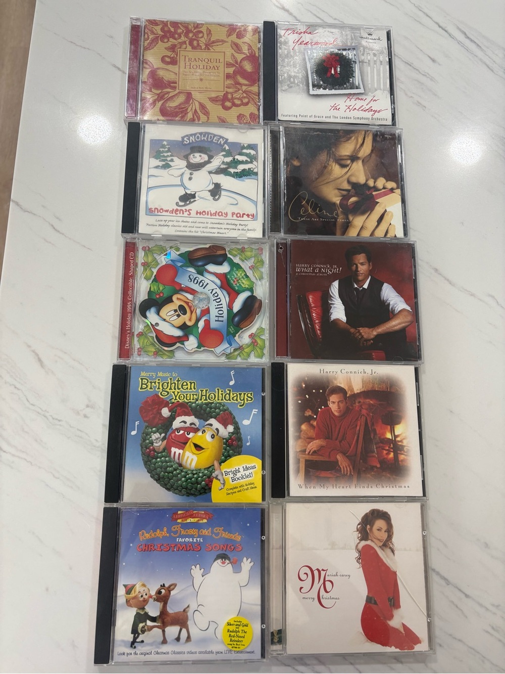 Holiday CD Mix - Various Artists - Multi-Color Covers